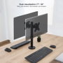 Tooq Soporte de Mesa para 2 Monitores DB1132TN-B 17''-32''